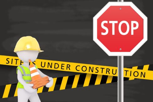 under construction, stop, construction site, sign, website, billboard, information sign, closed, not reachable, not available, warning stripes, construction worker, under construction, under construction, under construction, under construction, under construction